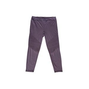 Zenana Butter Moto Leggings-Mauve- Size 2XL